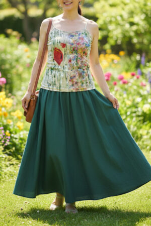 Top "Wild Meadow e Poppies"