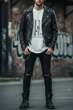 T-Shirt Bianca "Barcode Noir"