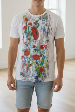 T-Shirt Bianca "Prato Esplosivo"