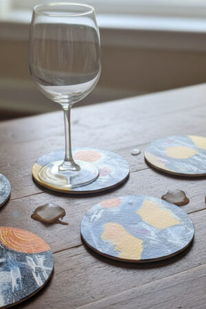Set Sottobicchieri "Luna e Muse"