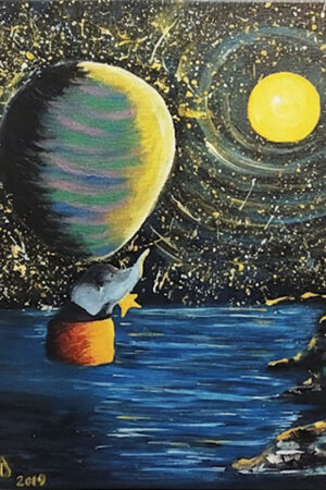 Acrilico "Quando l'Anima Impara a Volare"